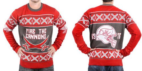 Nike Buccaneers Men's Ugly Sweater - Click Image to Close